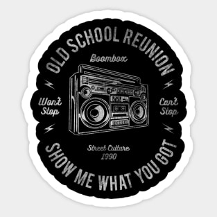 Boombox Reunion Sticker